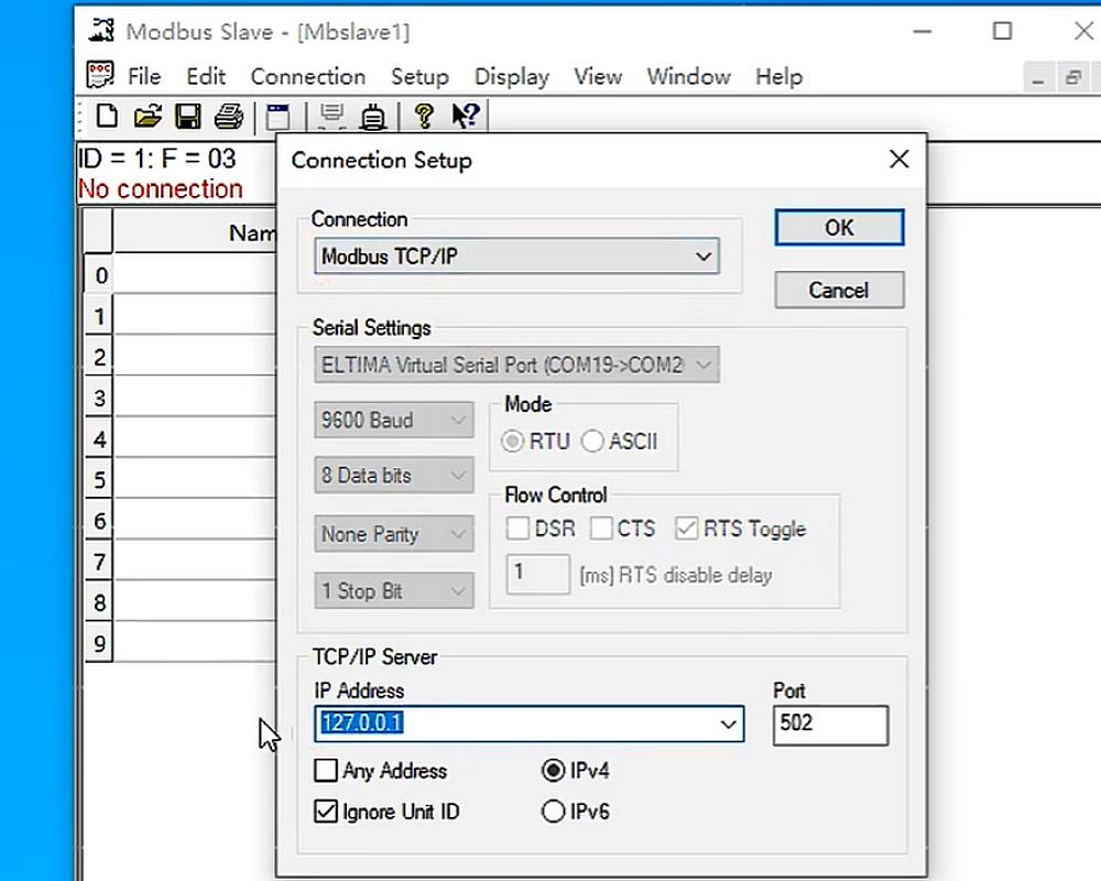 Modbus-TCP协议应用